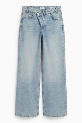 Wide leg jeans - mid waist