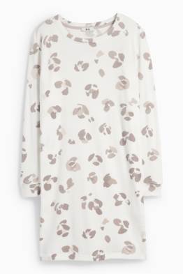 Nachthemd - Leo-Print