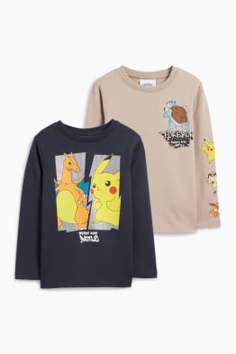 Paquet de 2 - Pokémon - samarreta de mànigues llargues