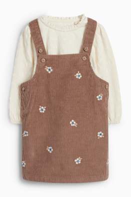 Blümchen - Baby-Outfit - 2 teilig