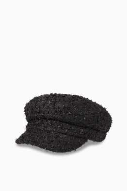 Bakerboy cap van bouclé
