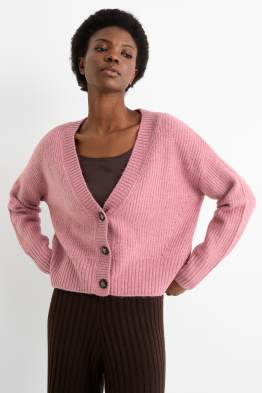 Gebreid vest - geribd