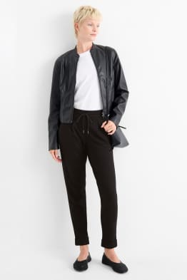 Pantaloni di jersey - vita media - tapered fit