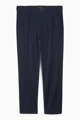 Flanellen chino - tapered fit
