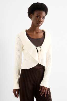 Gebreid vest - met structuur