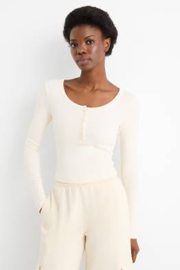 Haut court style henley - slim fit