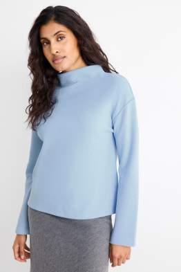 Sweatshirt - gerippt