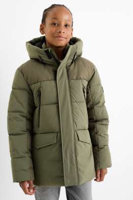 Steppjacke mit Kapuze