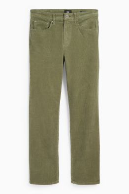 Pantaloni din catifea reiată - regular fit