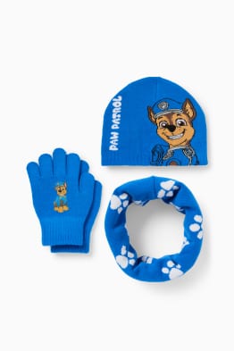 PAW Patrol - Chase - Set - Mütze, Loop Schal und Handschuhe