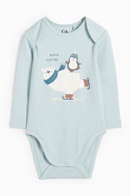 Orso polare e pinguino - body per neonati