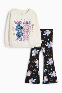 Lilo & Stitch - Set - Sweatshirt und Flared Leggings