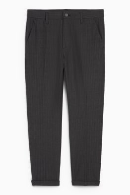 Chino - Tapered Fit - Nadelstreifen