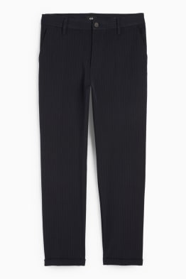 Chino - tapered fit - fines rayures