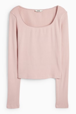 Maglia a maniche lunghe - corta - a coste