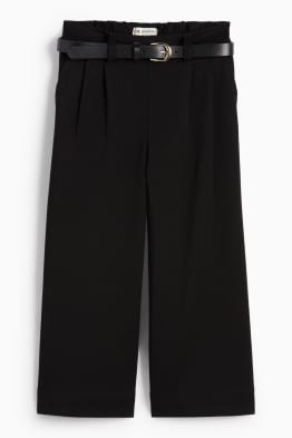 Stoffhose mit Gürtel