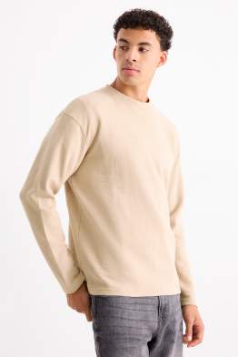 Long sleeve top - textured