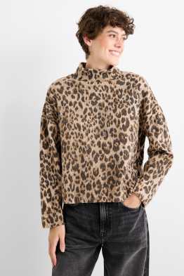 Sweatshirt - Leo-Print