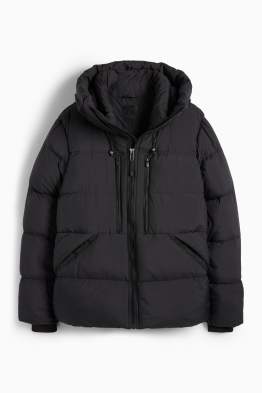 Steppjacke mit Kapuze