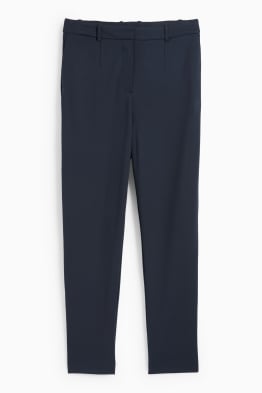 Plátěné kalhoty - high waist - tapered fit