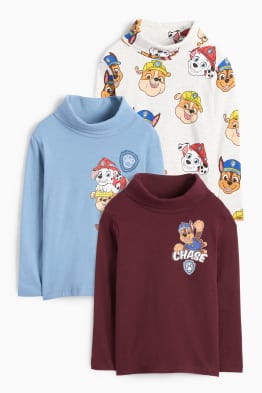 Confezione da 3 - PAW Patrol - Chase, Rubble - dolcevita