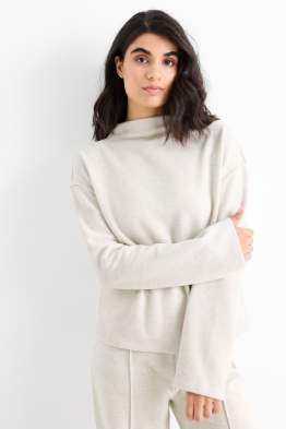 Sweatshirt - gerippt