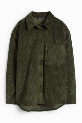 Cord-Bluse