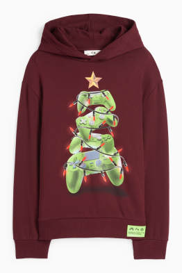 Videojuegos - sudadera navideña con capucha