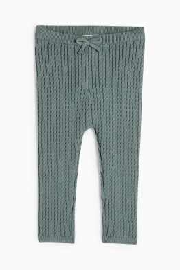 Leggings de punto para bebé - ochos