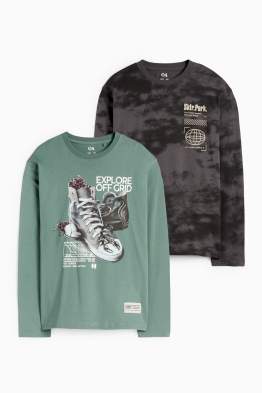 Multipack 2er - Sneaker und Skaten - Langarmshirt