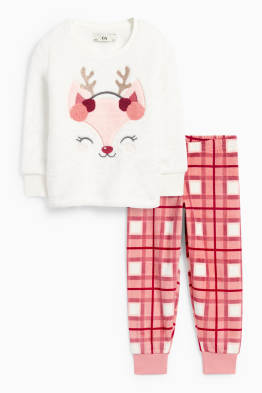 Reh - Winterpyjama - 2 teilig