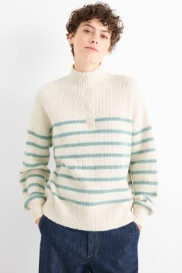 Jumper - ribbed - striped