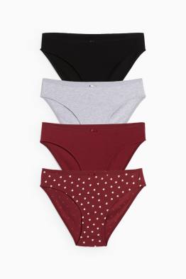 Confezione da 4 - slip