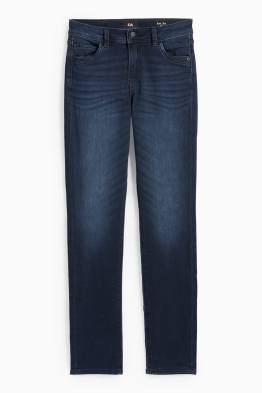 Slim Jeans - Mid Waist - Jog Denim
