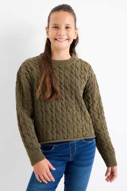 Pullover - Zopfmuster