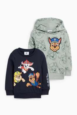 Lot de 2 - La Pat’ Patrouille - Chase - sweat à capuche et sweat