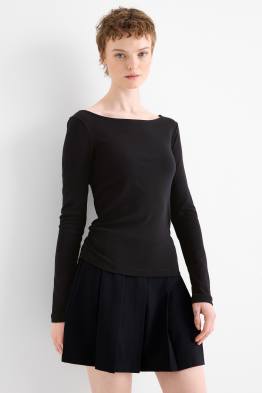 Tričko s dlouhým rukávem - slim fit