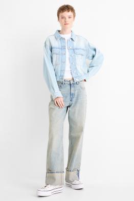 Baggy jeans - mid-rise waist