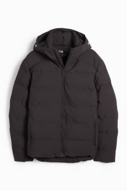 Chaqueta acolchada con capucha - hidrófuga