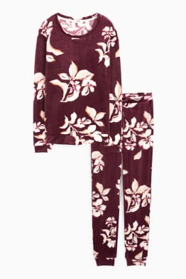Winter pyjamas - floral