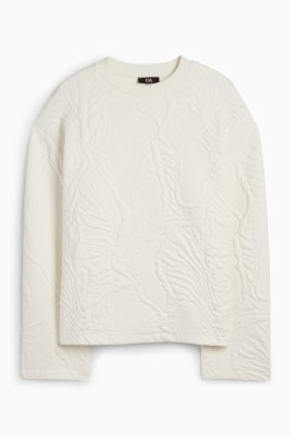 Sweatshirt - strukturiert