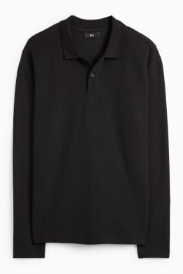 Polo - regular fit - tessuto tramato
