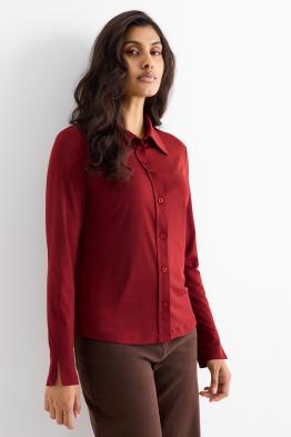 Jersey-Bluse