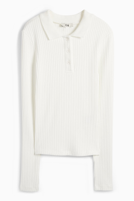 Polokošile - slim fit - žebrovaná
