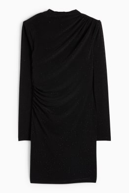 Bodycon dress with rhinestones