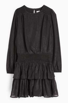 Chiffon-Kleid - glänzend