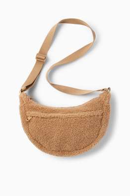 Teddy fur crossbody bag