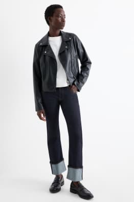 Straight jeans - mid waist - LYCRA®