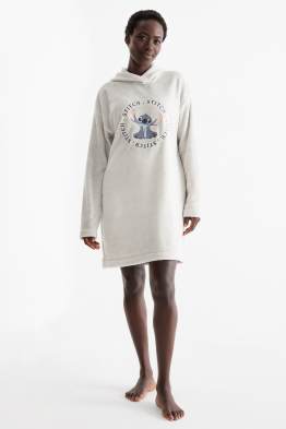 Fleece-Nachthemd mit Kapuze - Lilo & Stitch