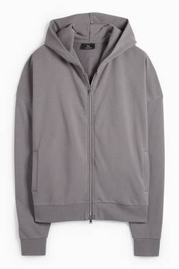 Sweatvest met capuchon